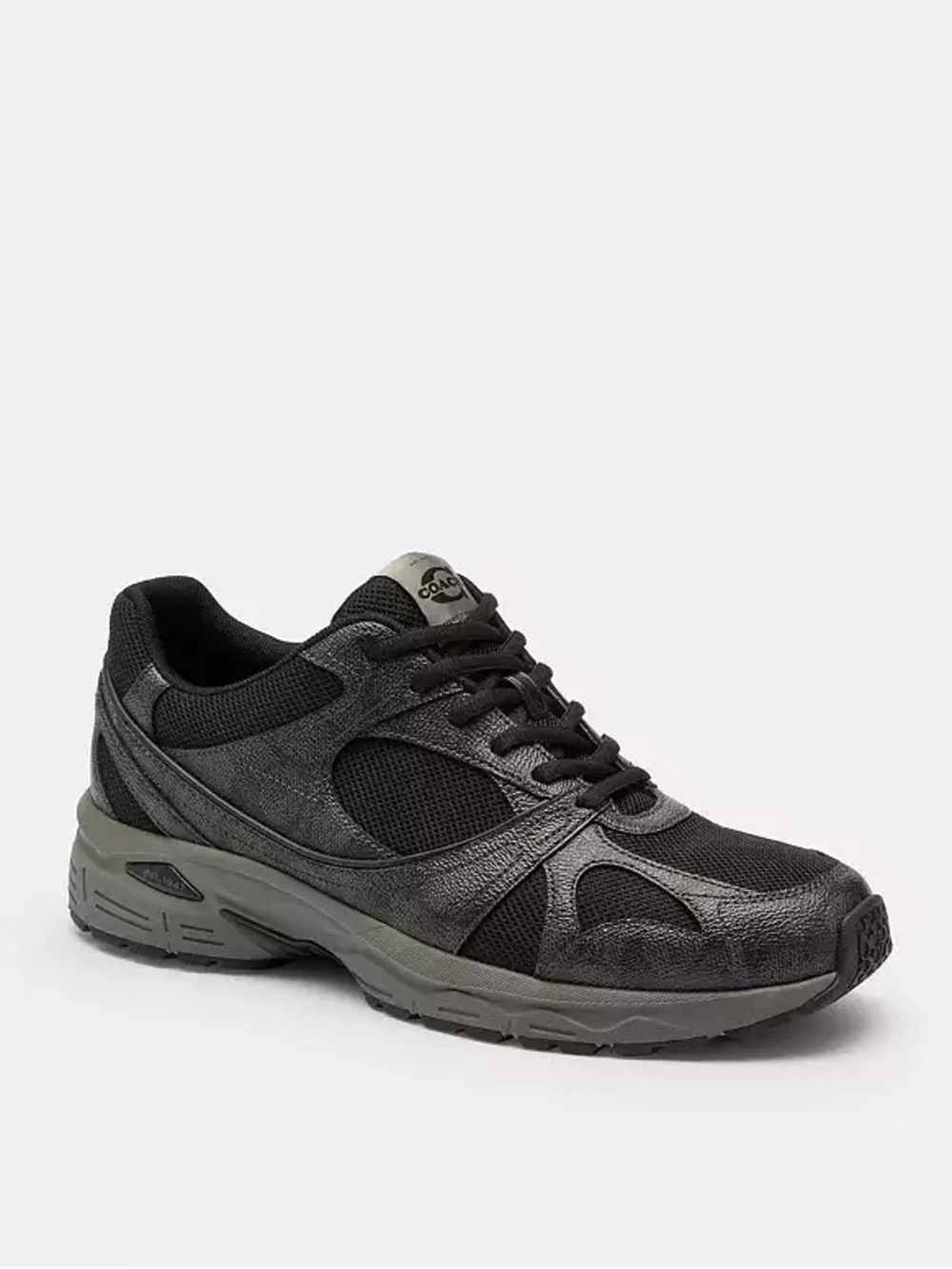 Coach Men's Black and Gray Athletic Sneakers